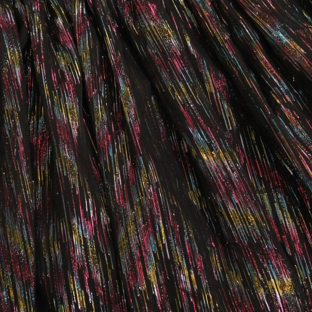 Aidan Mattox Metallic Organza Gown Size 0 - Picture 13 of 14